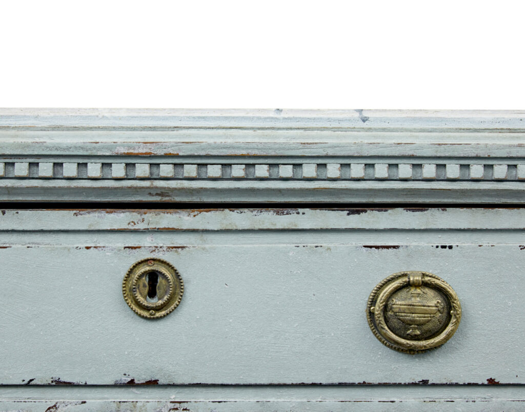 Pair of 19th Century Chest of Drawers with Faux Marble Tops — image 5