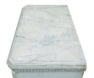 Pair of 19th Century Chest of Drawers with Faux Marble Tops — thumbnail 2