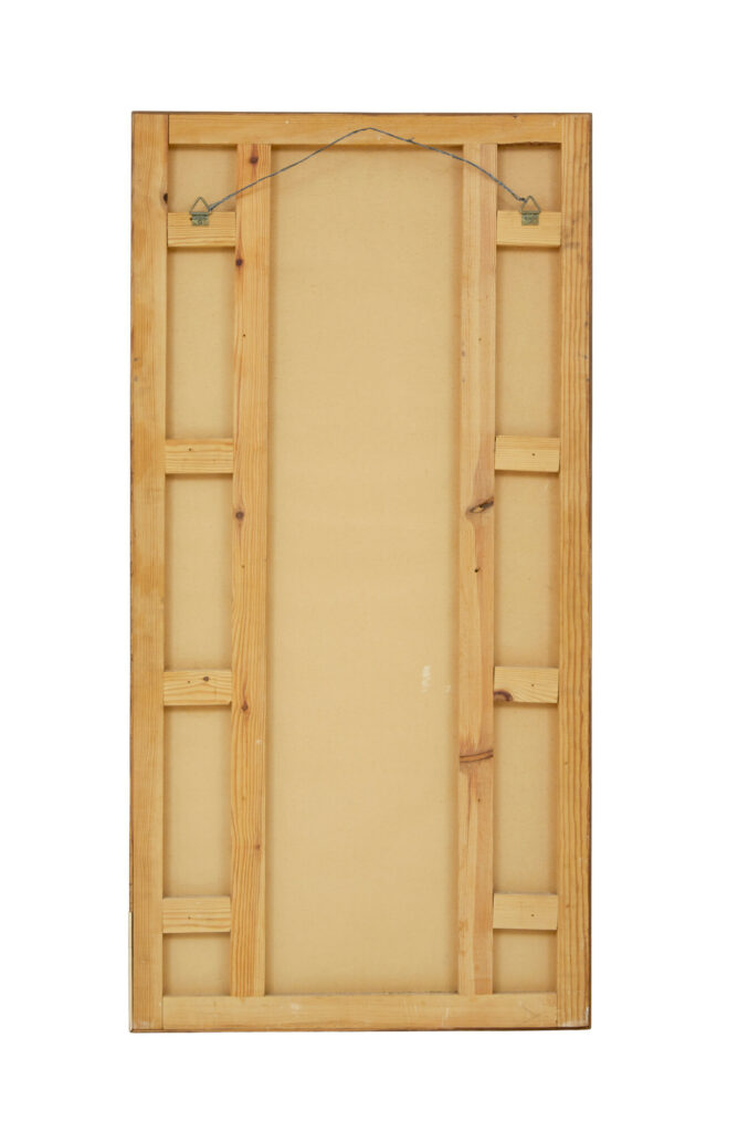 Mid Century Swedish Segmented Portrait Wall Mirror — image 5