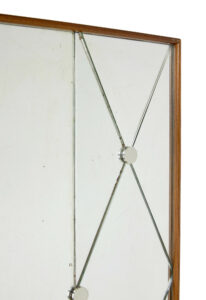 Mid Century Swedish Segmented Portrait Wall Mirror — thumbnail 3