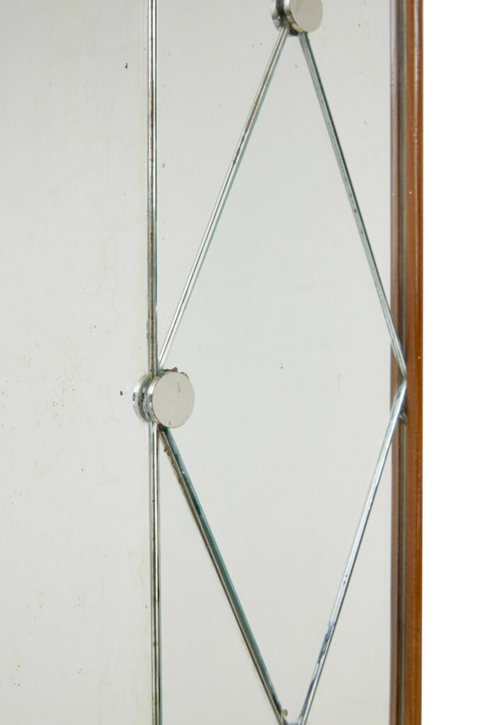 Mid Century Swedish Segmented Portrait Wall Mirror — image 2