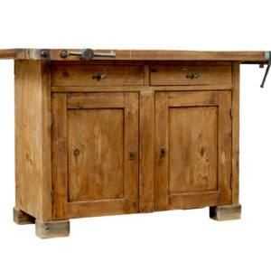 19TH CENTURY SWEDISH PINE WORKBENCH