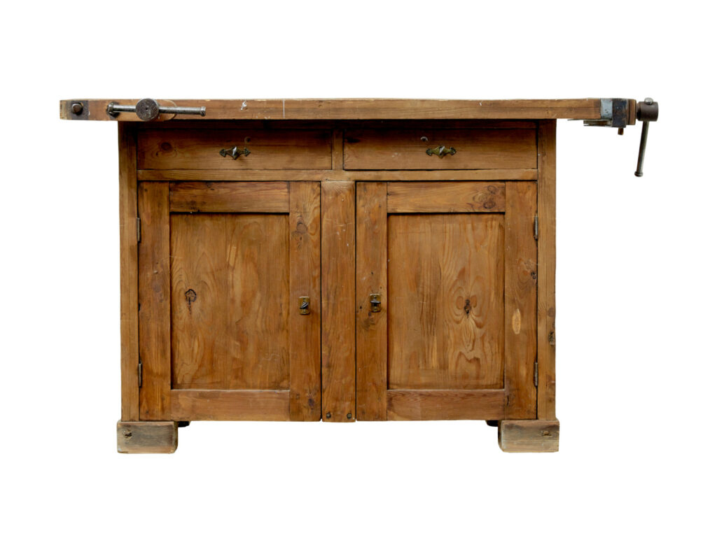 19th Century Swedish Pine Workbench — image 11