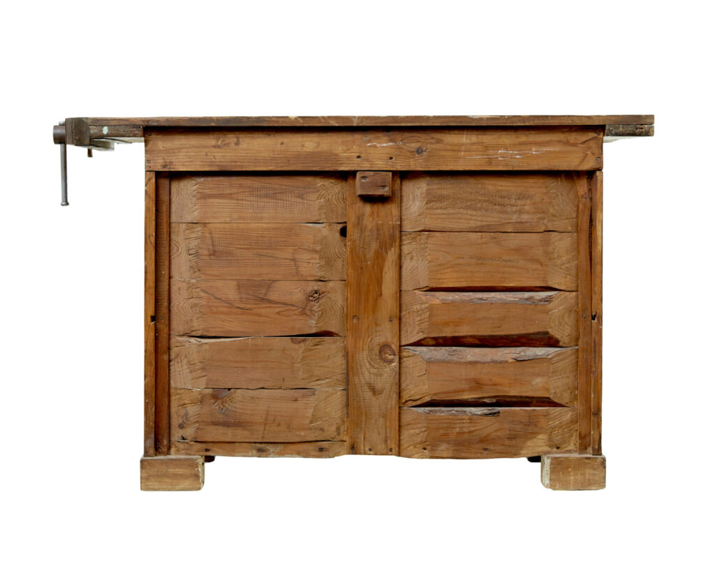 19th Century Swedish Pine Workbench — image 8