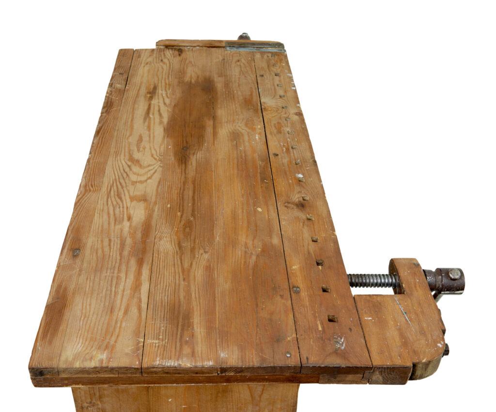 19th Century Swedish Pine Workbench — image 6