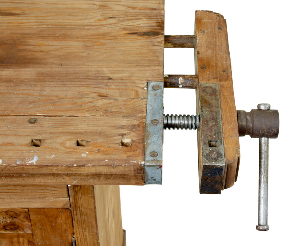 19th Century Swedish Pine Workbench — image 4