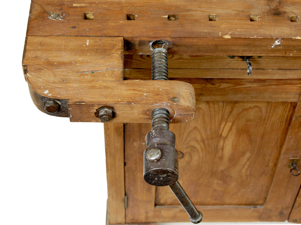 19th Century Swedish Pine Workbench — image 3