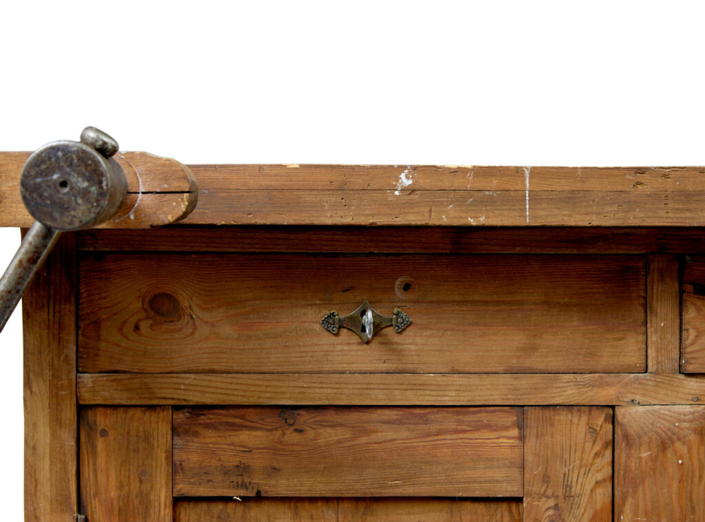 19th Century Swedish Pine Workbench — image 2