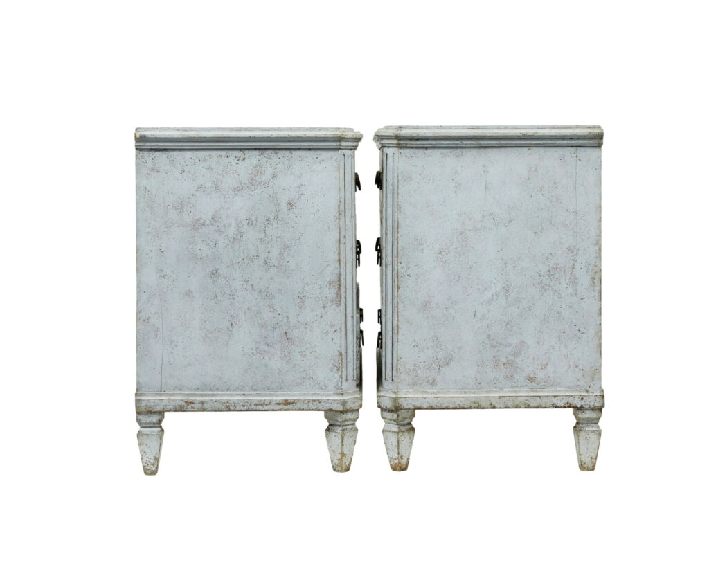 Pair of Painted 19th Century Swedish Chest of Drawers — image 6
