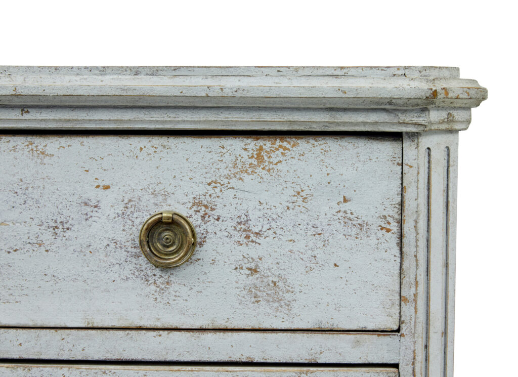 Pair of Painted 19th Century Swedish Chest of Drawers — image 5