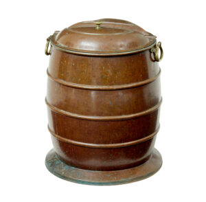 19th Century Swedish Copper and Brass Water Barrel — thumbnail 6