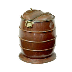 19th Century Swedish Copper and Brass Water Barrel — thumbnail 3