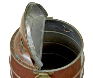 19th Century Swedish Copper and Brass Water Barrel — thumbnail 7