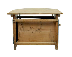 Unusual 19th Century Swedish Pine Drop Leaf Table — thumbnail 9