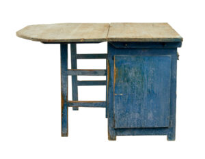 Unusual 19th Century Swedish Pine Drop Leaf Table — thumbnail 8