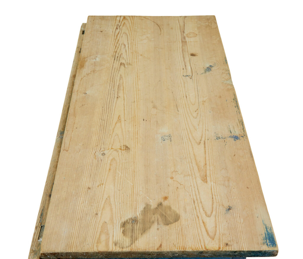 Unusual 19th Century Swedish Pine Drop Leaf Table — image 6