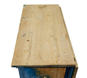 Unusual 19th Century Swedish Pine Drop Leaf Table — thumbnail 5