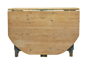 Unusual 19th Century Swedish Pine Drop Leaf Table — thumbnail 3