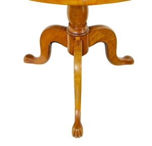 19th Century Circular Birch Tilting Occasional Table — thumbnail 2