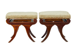 Pair of Mid 19th Century Scandinavian Empire Stools — thumbnail 7