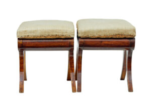 Pair of Mid 19th Century Scandinavian Empire Stools — thumbnail 4