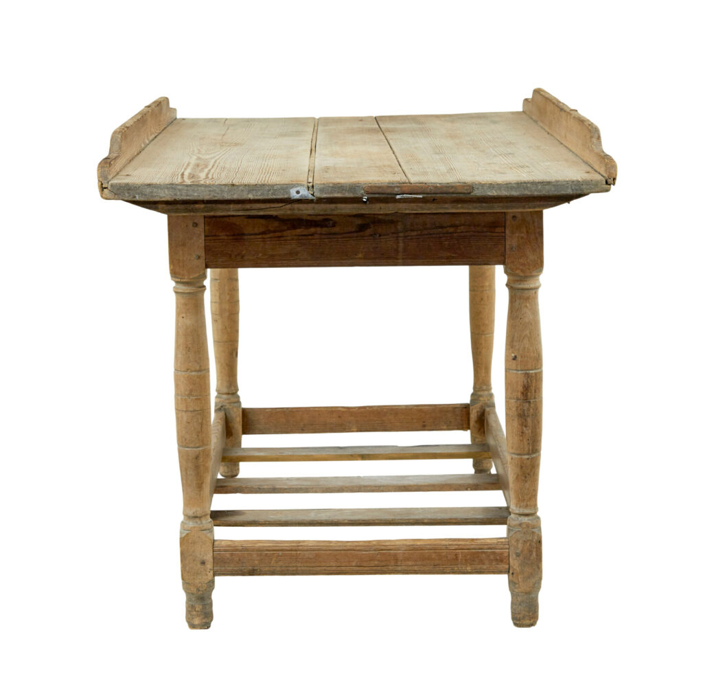 19th Century Swedish Pine Bakers Table — image 8