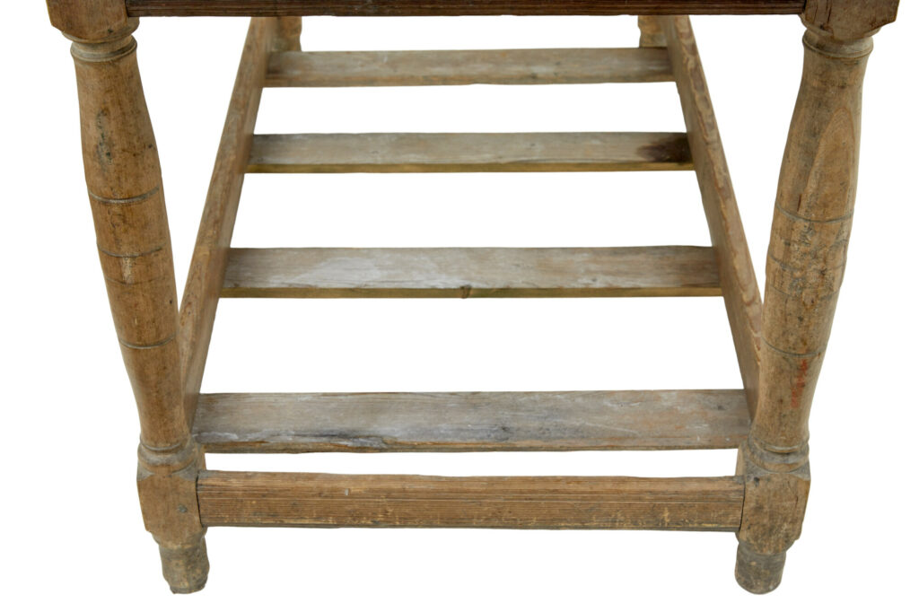 19th Century Swedish Pine Bakers Table — image 5