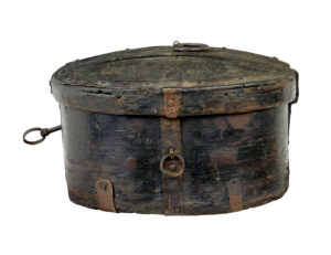 Mid 19th Century Swedish Painted Pine Strong Box — thumbnail 7