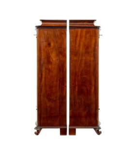 Scandinavian Pair of 19th Century Serpentine Shaped Cupboards — thumbnail 10