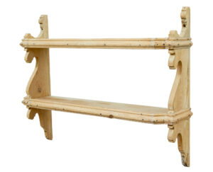 MID 19TH CENTURY SCANDINAVIAN PINE WALL SHELVES