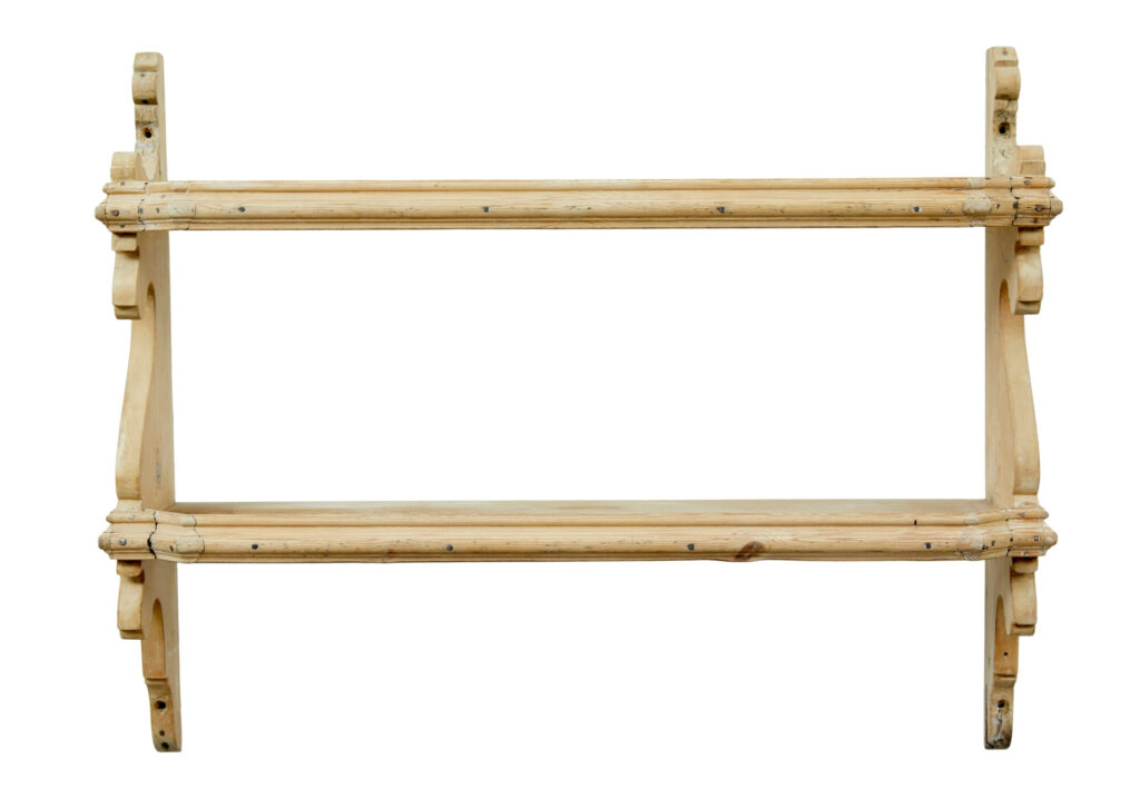 Mid 19th Century Scandinavian Pine Wall Shelves — image 7