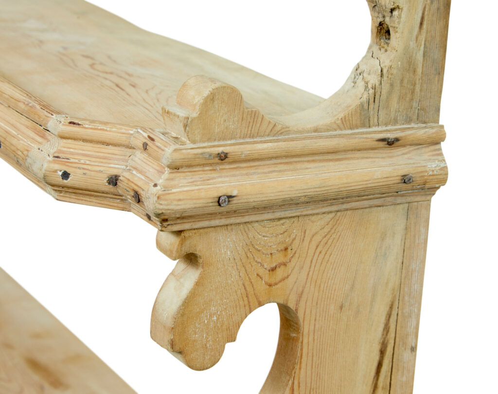 Mid 19th Century Scandinavian Pine Wall Shelves — image 2