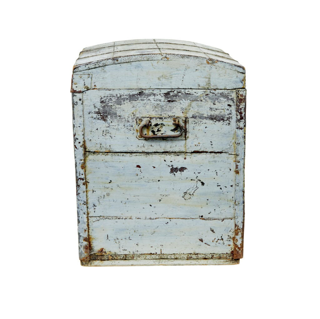 Scandinavian 19th Century Small Dome Top Trunk — image 4