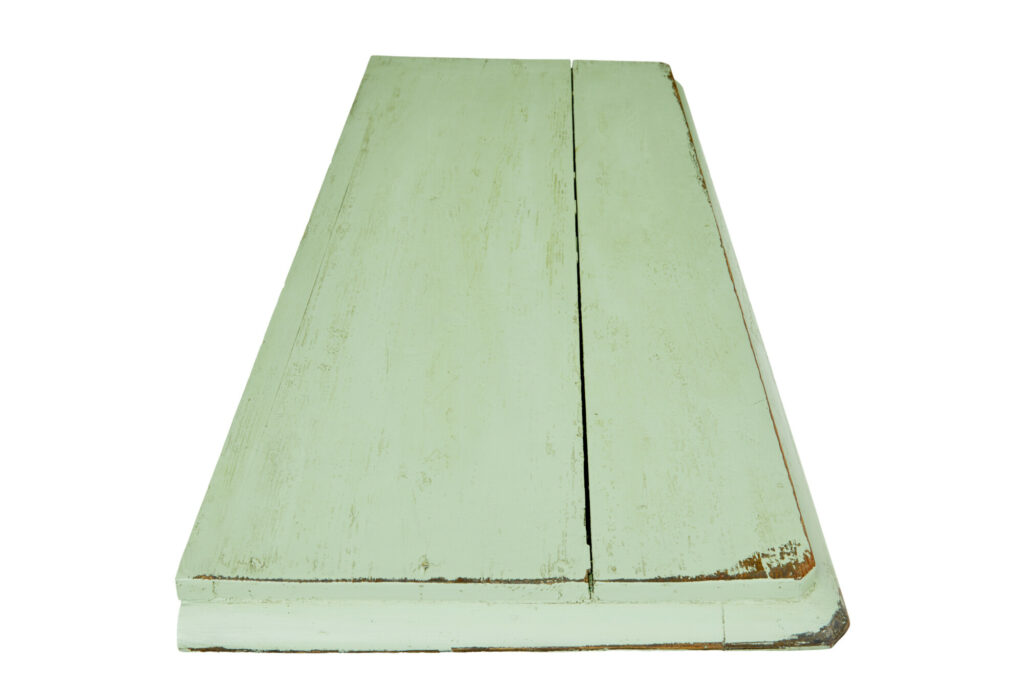 Scandinavian 19th Century Green Painted Kitchen Cupboard — image 8