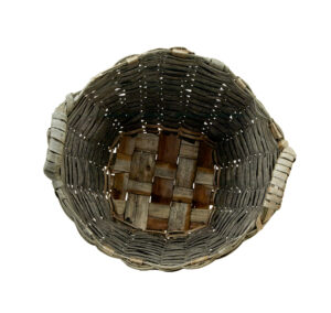 Large 19th Century Hand Woven Pine Basket — thumbnail 4