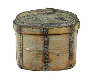 Mid 19th Century Rustic Swedish Pine Strong Box — thumbnail 4