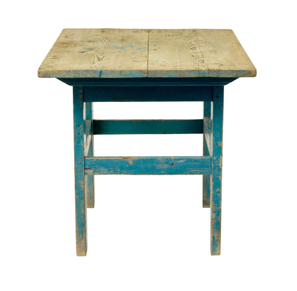 19th Century Swedish Painted Pine Side Table — image 6