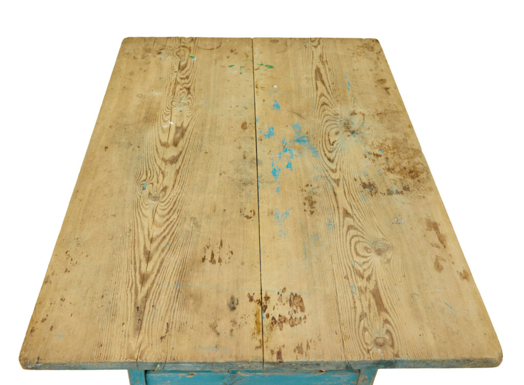 19th Century Swedish Painted Pine Side Table — image 2