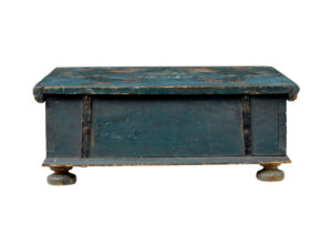 19th Century Hand Painted Pine Storage Box — thumbnail 5