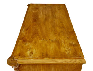 Pair of Mid 19th Century Swedish Carved Elm Chest of Drawers — thumbnail 7