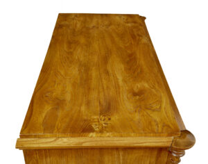 Pair of Mid 19th Century Swedish Carved Elm Chest of Drawers — thumbnail 6