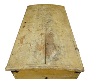19th Century Swedish Painted Pine Blanket Chest — thumbnail 4