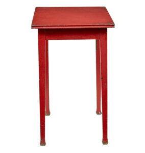 Scandinavian 19th Century Red Painted Side Table — thumbnail 4
