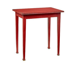 SCANDINAVIAN 19TH CENTURY RED PAINTED SIDE TABLE