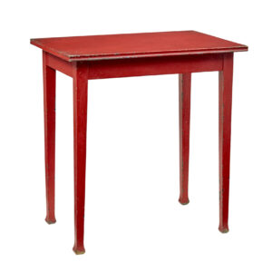 SCANDINAVIAN 19TH CENTURY RED PAINTED SIDE TABLE
