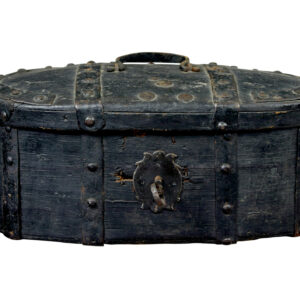 SCANDINAVIAN 19TH CENTURY FOLK ART HANDMADE PINE BOX