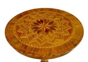 19th Century Italian Inlaid Walnut Sorrento Table — thumbnail 4