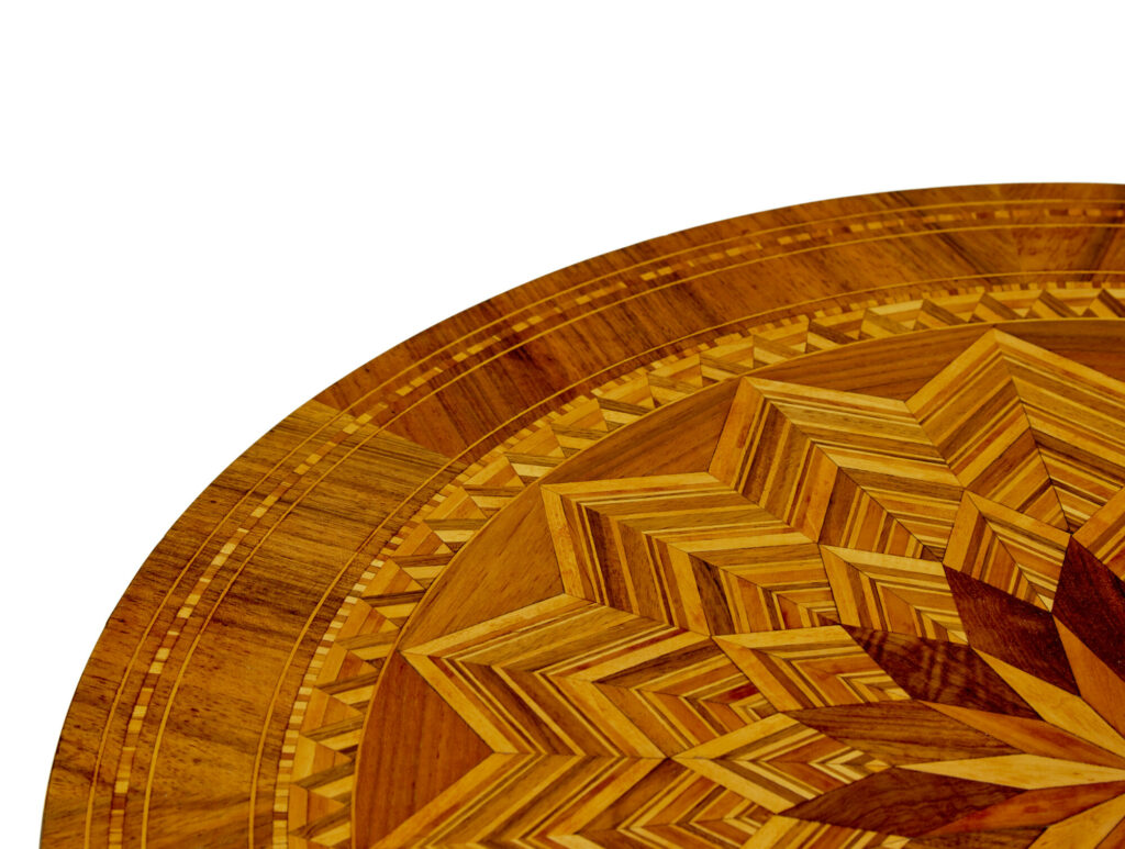 19th Century Italian Inlaid Walnut Sorrento Table — image 3
