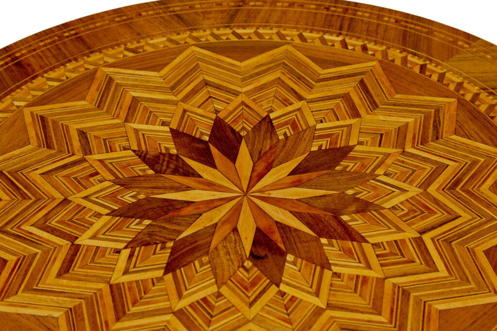 19th Century Italian Inlaid Walnut Sorrento Table — image 2