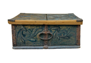19th Century Hand Painted Rustic Swedish Box — thumbnail 7